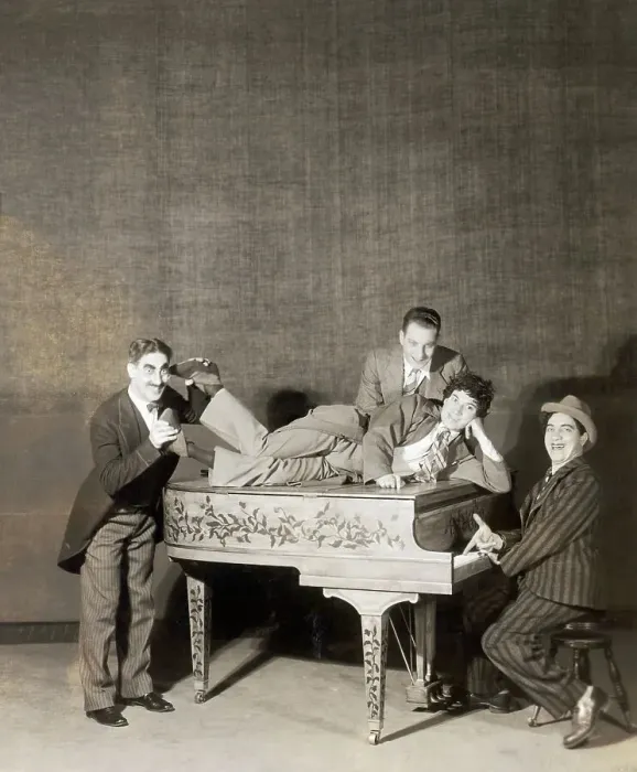 Framed Print : The Marx Brothers At The Piano Framed Print : The Marx Brothers At The Piano