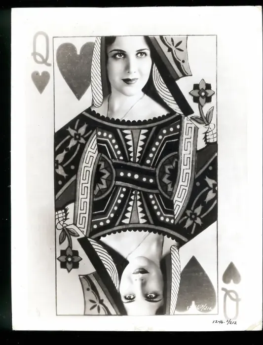 Framed Print : Mary Brian Poses in Queen Card Set Framed Print : Mary Brian Poses in Queen Card Set