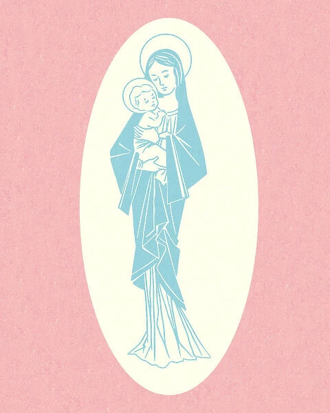 Mary Holding Baby Jesus
