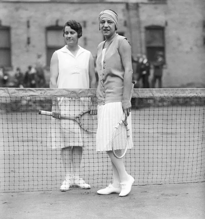 Framed Print : Mary K. Browne And Suzanne Lenglen Framed Print : Mary K. Browne And Suzanne Lenglen