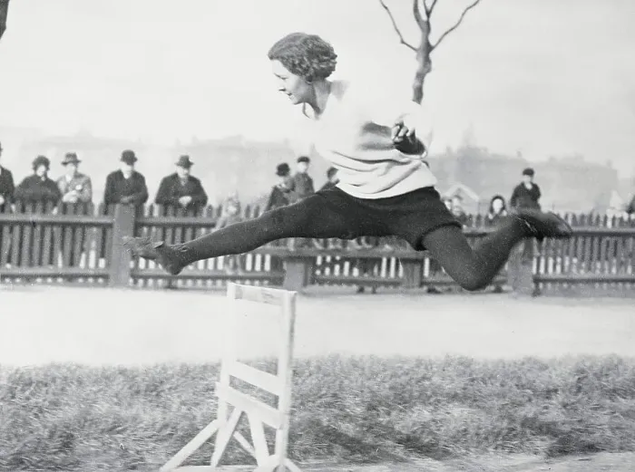 Framed Print : Mary Lines During Olympic Hurdle Jump Framed Print : Mary Lines During Olympic Hurdle Jump