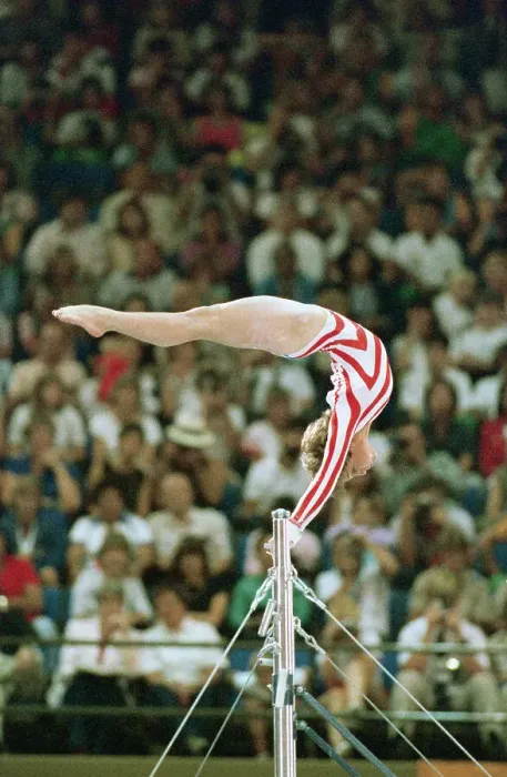 Framed Print : Mary Lou Retton Performing Framed Print : Mary Lou Retton Performing