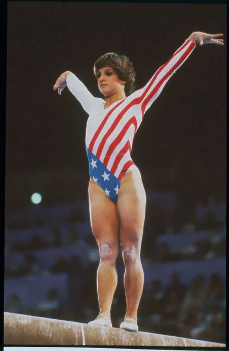 Framed Print : Mary Lou Retton Performing on Beam Framed Print : Mary Lou Retton Performing on Beam