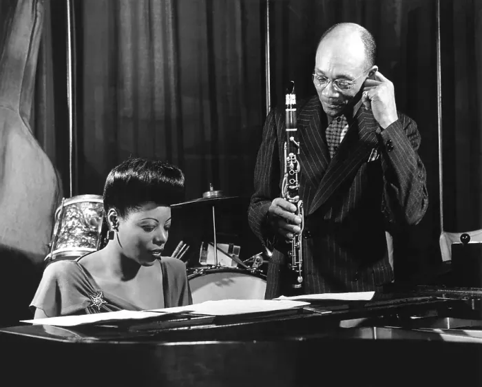 Framed Print : Mary Lou Williams & Edmond Hall Performing Framed Print : Mary Lou Williams & Edmond Hall Performing