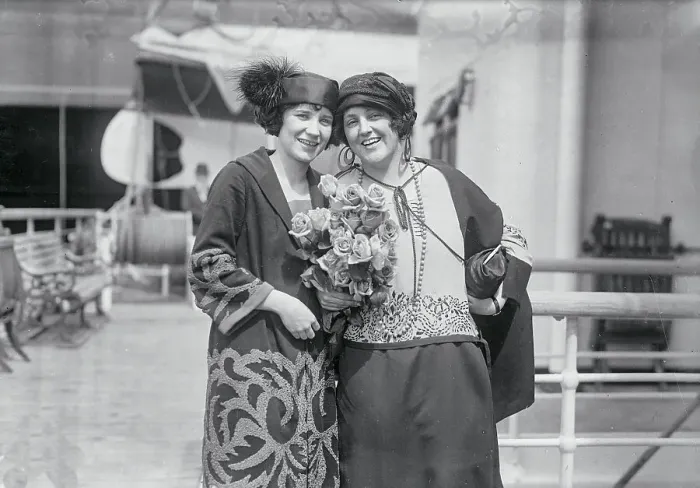 Framed Print : Mary McCormick and Mrs. Norman Harris Framed Print : Mary McCormick and Mrs. Norman Harris