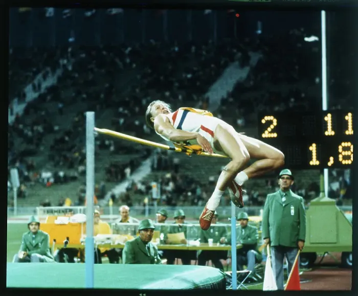 Framed Print : Mary Peters Clearing High Jump Framed Print : Mary Peters Clearing High Jump
