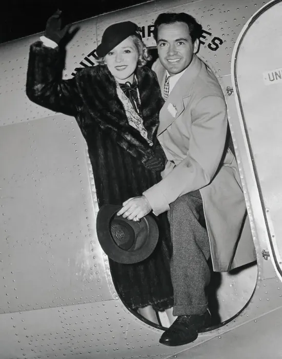 Framed Print : Mary Pickford and Buddy Rogers Inside Airplane Framed Print : Mary Pickford and Buddy Rogers Inside Airplane
