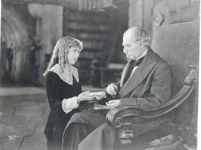 Framed Print : Mary Pickford with Claude Gillingwater Framed Print : Mary Pickford with Claude Gillingwater