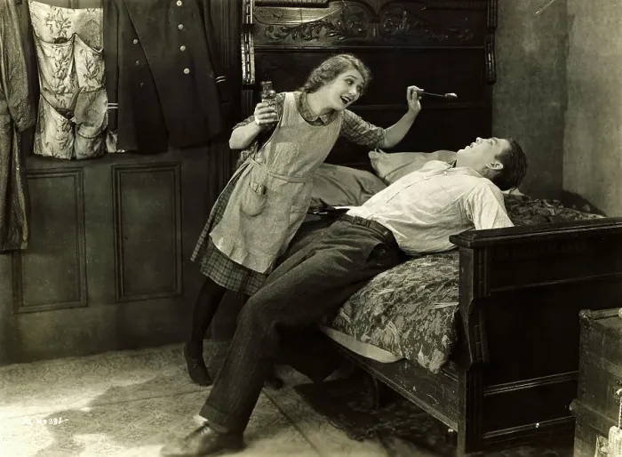 Framed Print : Mary Pickford Dispensing Medicine Framed Print : Mary Pickford Dispensing Medicine