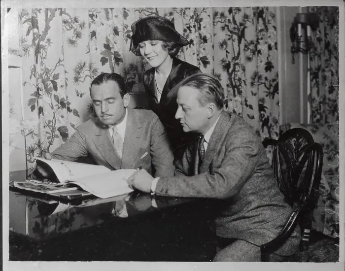 Framed Print : Mary Pickford Standing with Others Sitting Framed Print : Mary Pickford Standing with Others Sitting