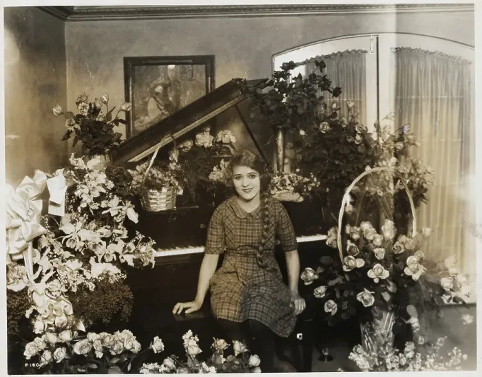 Framed Print : Mary Pickford Surrounded By Presents Framed Print : Mary Pickford Surrounded By Presents