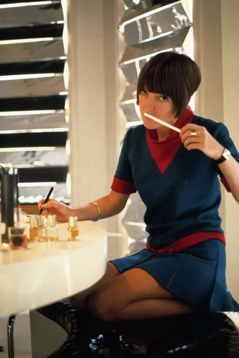 Framed Print : Mary Quant Working with Perfumes Framed Print : Mary Quant Working with Perfumes