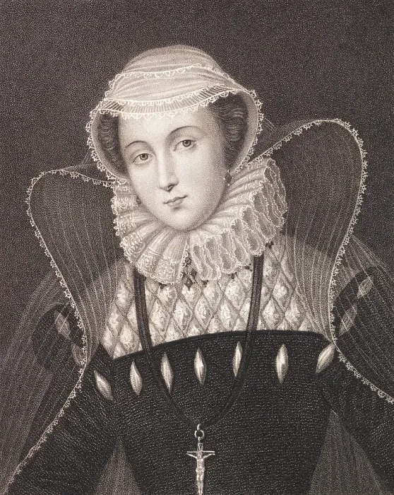 Framed Print : Mary Stuart Queen of Scotland with Crown Embellishment Framed Print : Mary Stuart Queen of Scotland with Crown Embellishment
