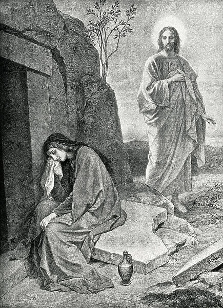 Mary At The Tomb Of Jesus