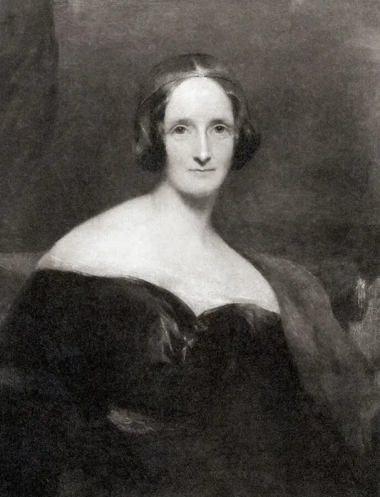Framed Print : Mary Wollstonecraft Shelley by Richard Rothwell Framed Print : Mary Wollstonecraft Shelley by Richard Rothwell