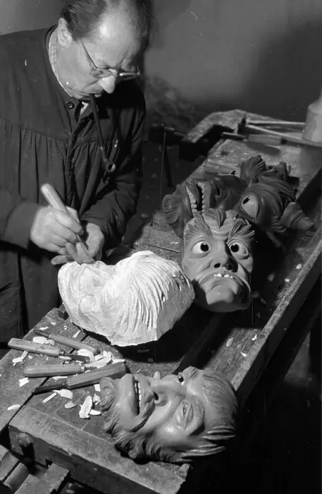 Framed Print : Mask Making Framed Print : Mask Making