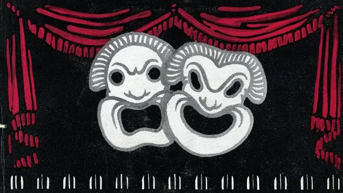 Framed Print : Two Masks Of The Theater Framed Print : Two Masks Of The Theater