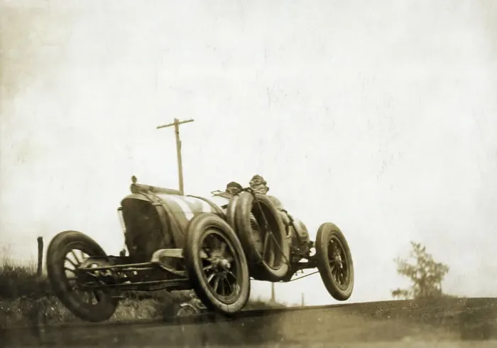 Framed Print : Mason Racecar in the Elgin Road Race