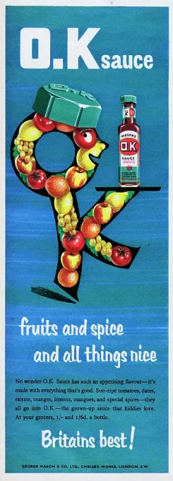 Framed Print : Mason's O.K. Sauce Framed Print : Mason's O.K. Sauce