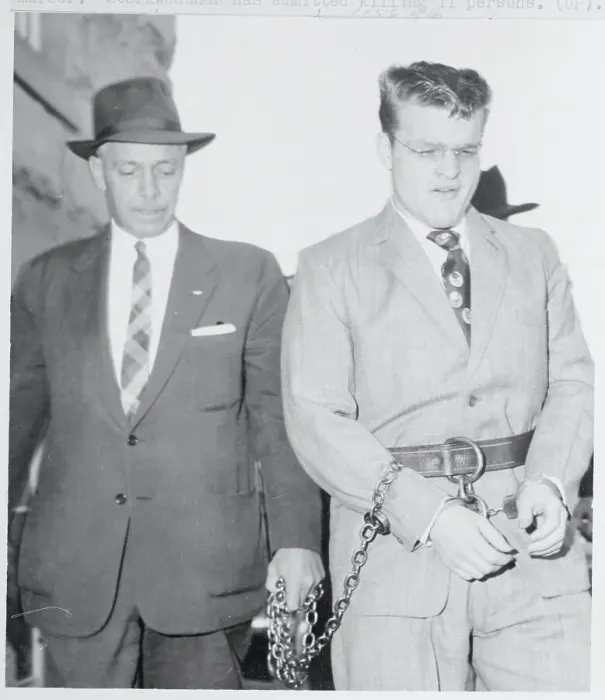 Framed Print : Mass Murderer Appearing in Court Framed Print : Mass Murderer Appearing in Court