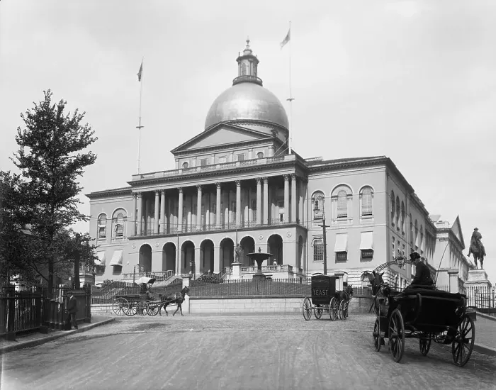 Framed Print : Massachusetts State Capitol Building Framed Print : Massachusetts State Capitol Building