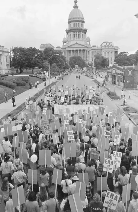 Framed Print : Massive ERA Crowd in District of Columbia