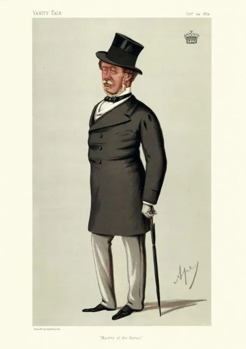 Framed Print : Master of the Horse, Earl of Bradford, Vanity fair caricature Framed Print : Master of the Horse, Earl of Bradford, Vanity fair caricature