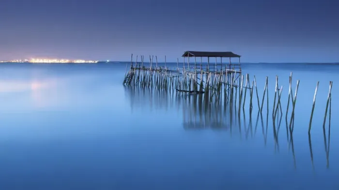 Framed Print : Blue. Masterpiece of architecture popular in the dock palafAitico Carrasqueira Framed Print : Blue. Masterpiece of architecture popular in the dock palafAitico Carrasqueira