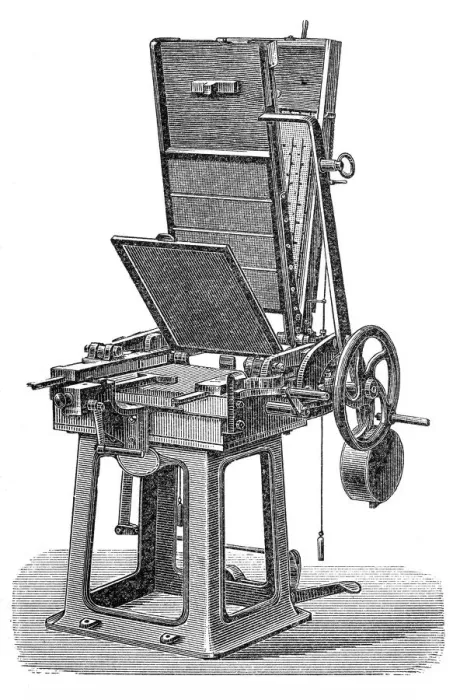 Framed Print : Matches making machine, loading machine Framed Print : Matches making machine, loading machine