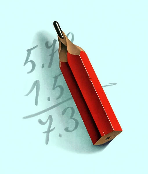Math Problem and Pencil