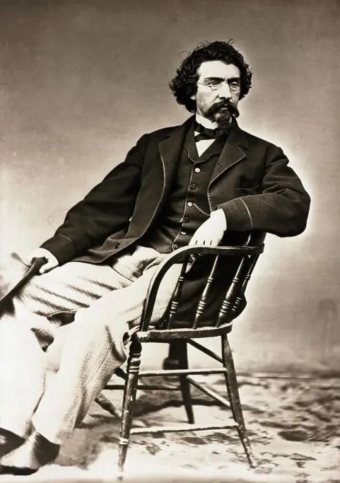 Framed Print : Mathew Brady Seated
