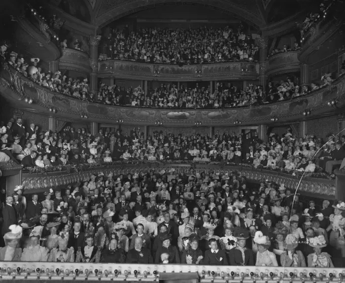Framed Print : Matinee Audience Framed Print : Matinee Audience