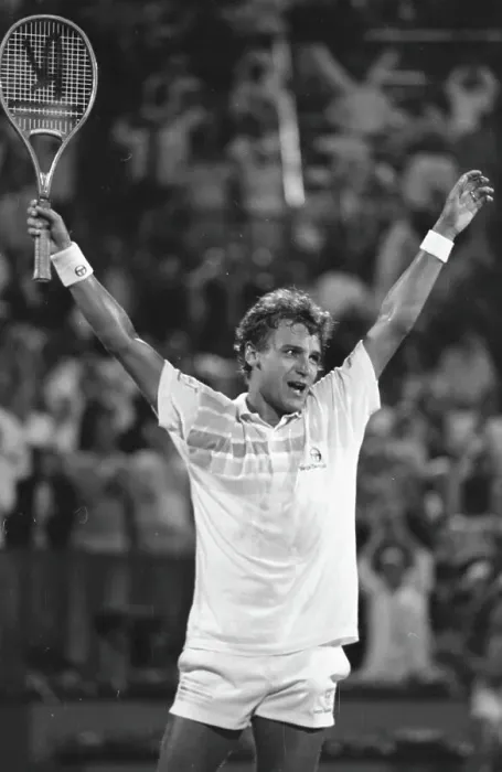 Framed Print : Mats Wilander Wins U.S. Open Title Framed Print : Mats Wilander Wins U.S. Open Title