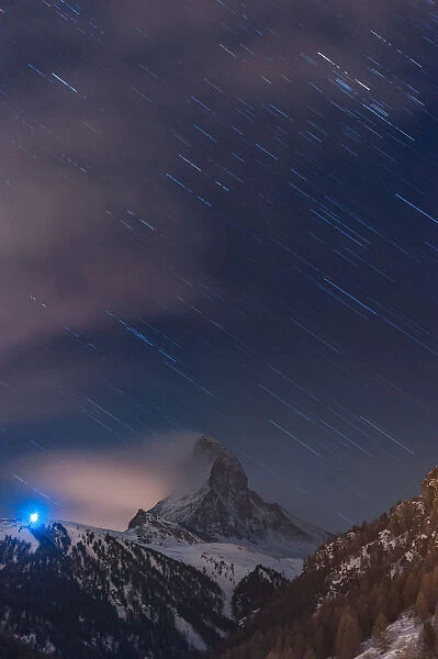 Matterhorn with startrail