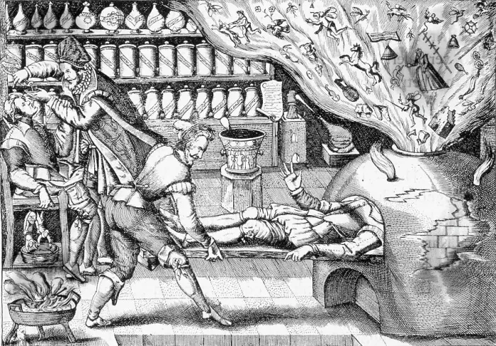 Framed Print : Matthias Gruether Doctor Healing Fantasy