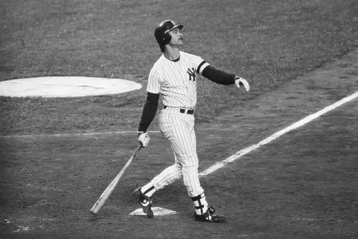 Framed Print : Mattingly Watching Baseball From the Plate