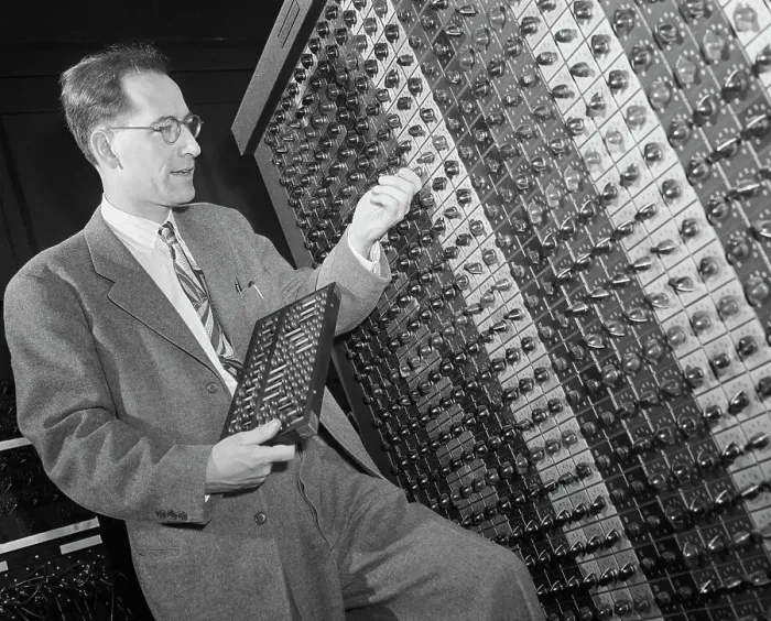 Framed Print : Mauchly Demonstrating ENIAC Framed Print : Mauchly Demonstrating ENIAC