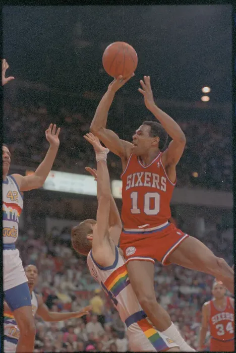 Framed Print : Maurice Cheeks Shooting Basketball Framed Print : Maurice Cheeks Shooting Basketball