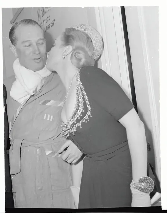 Framed Print : Maurice Chevalier and Marlene Dietrich in Fond Moment Framed Print : Maurice Chevalier and Marlene Dietrich in Fond Moment