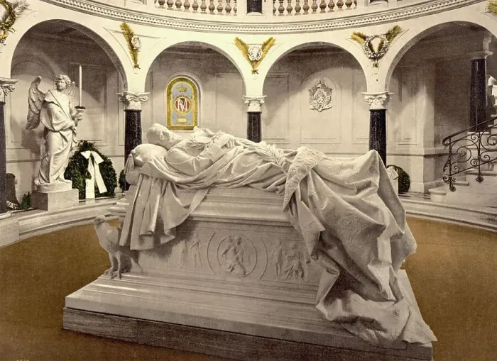 Framed Print : The Mausoleum of Frederick the Great, Potsdam, Brandenburg, c. 1890, Germany, Historic, digitally restored reproduction from a 19th century original Framed Print : The Mausoleum of Frederick the Great, Potsdam, Brandenburg, c. 1890, Germany, Historic, digitally restored reproduction from a 19th century original