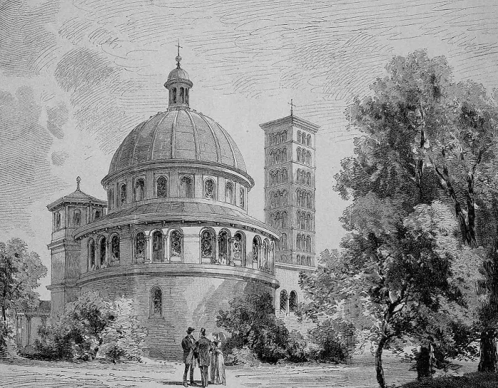 Framed Print : The Mausoleum of Potsdam in 1880, Germany, Historic, digital reproduction of an original 19th-century painting Framed Print : The Mausoleum of Potsdam in 1880, Germany, Historic, digital reproduction of an original 19th-century painting