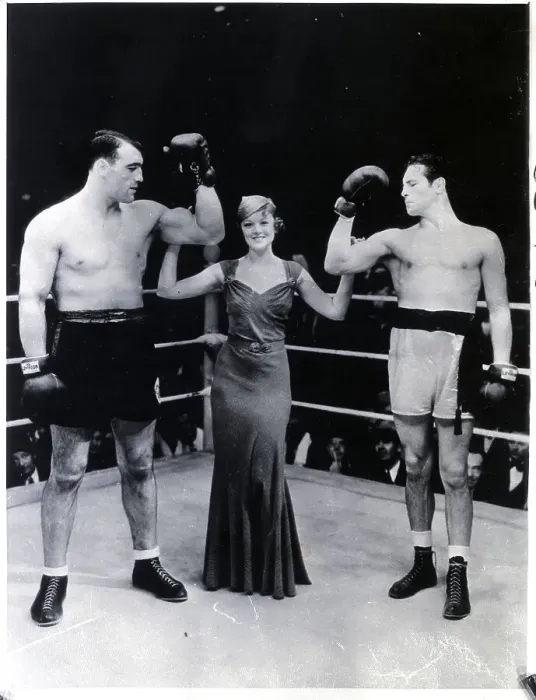 Framed Print : Max Baer, Myrna Loy and Primo Carnera Framed Print : Max Baer, Myrna Loy and Primo Carnera