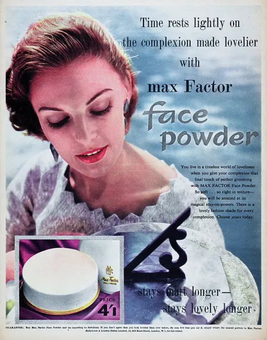 Framed Print : Max Factor Face Powder Framed Print : Max Factor Face Powder