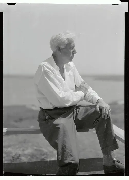 Framed Print : Max Forrester Eastman Sitting on Porch Balcony Framed Print : Max Forrester Eastman Sitting on Porch Balcony