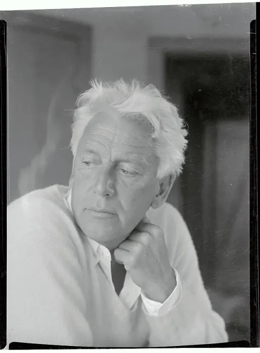 Framed Print : Max Forrester with Hand on his Neck Framed Print : Max Forrester with Hand on his Neck