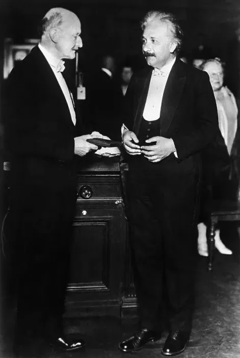 Framed Print : Max Planck and Albert Einstein
