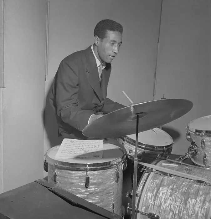 Framed Print : Max Roach In 1951 Framed Print : Max Roach In 1951