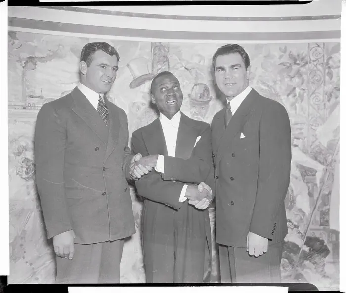 Framed Print : Max Schmeling and Other Notables Framed Print : Max Schmeling and Other Notables