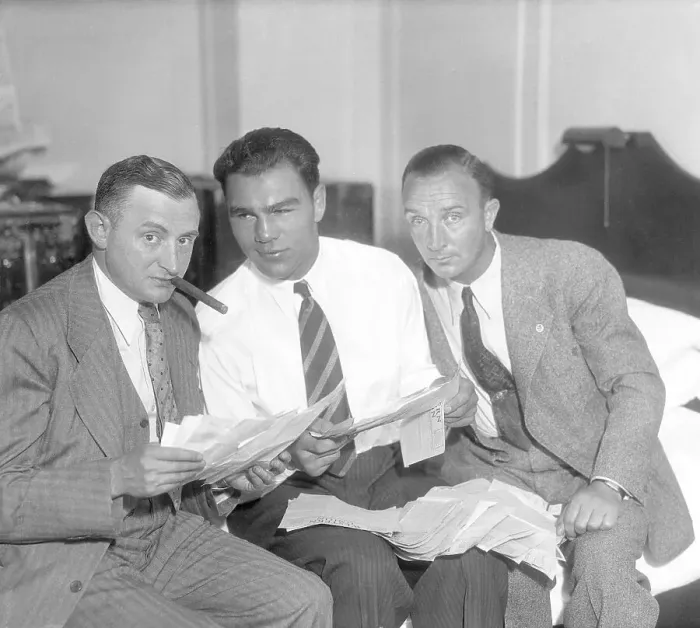 Framed Print : Max Schmeling and Other Notables Framed Print : Max Schmeling and Other Notables