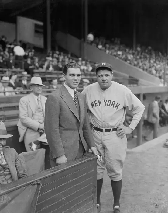 Framed Print : Max Schmeling Posing with Babe Ruth Framed Print : Max Schmeling Posing with Babe Ruth